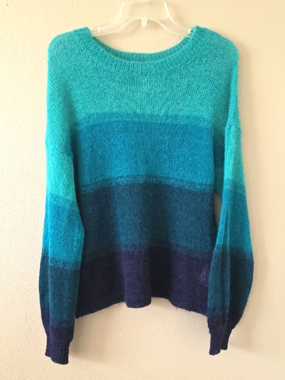Charli Womens Ombre Striped Alpaca Blend Sweater - Size XS